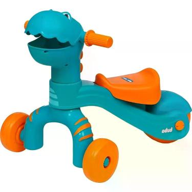 Imagem de Triciclo Andador Infantil Baby Dino Com Luz/Som 16993 - Buba, Verde, D