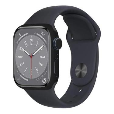Imagem de Película Adesivo preto liso fosco Para Apple Watch Serie 10 46mm