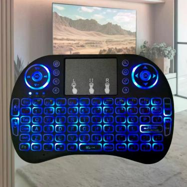 Imagem de Mini Teclado com Controle Remoto e Compatível com Notebook e Dispositi