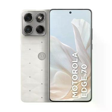 Imagem de Smartphone Motorola Edge 70 5G Crystals by Swarovski Cloud Dancer, 512