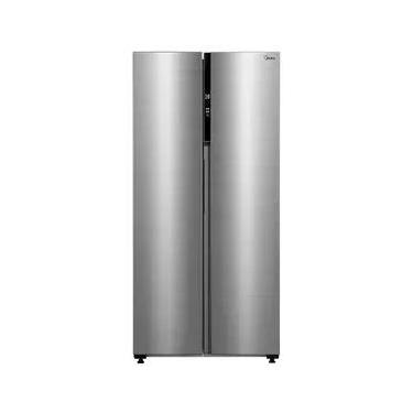 Imagem de Geladeira Side By Side 442L Inverter Cor Inox Conectada Midea
