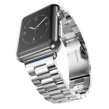 Imagem de Pulseira Compatível Appllee Waatch 42mnm 44mnm 45mm Classic Metal Prat