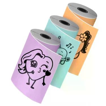 Imagem de Adesivo para Impressora Térmica Mimo Pop - Paper Colorido (Menta, Lava