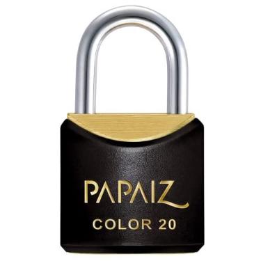 Imagem de Cadeado Color Line, Papaiz, CR20, Preto