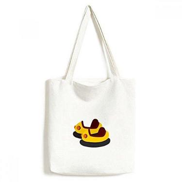 Imagem de Bolsa de lona para carro com ilustração de parque de diversões, bolsa de compras, bolsa casual