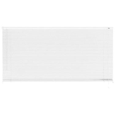 Imagem de Atlas - Persiana Horizontal de PVC e Lâmina de 25mm, Tamanho 160 x 130 cm, Cor Branca