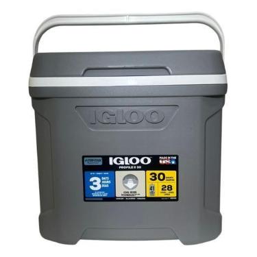 Imagem de Caixa Térmica Cooler Profile II 30 QT 28 Lts Igloo Cinza