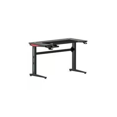 Imagem de Mesa Gamer RGB Rise Mode, Desk 07, Suporte para Copos, Suporte para Headset, Preto - RM-TB-07-BK