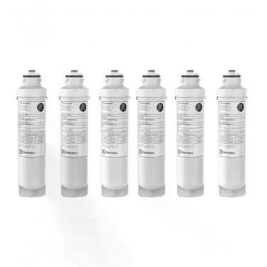Imagem de Kit Filtro/Refil Original Para Purificador De Água Electrolux Pa21G / Pa26G / Pa31G Refil Longa Duração (6 Unidades)