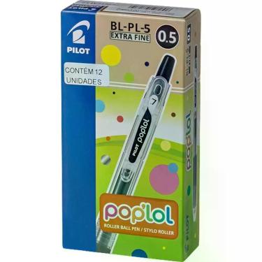 Imagem de Caneta Esferografica Retratil BL-PL-5 POP LOL 0.5MM Branco CX.C/12 - P