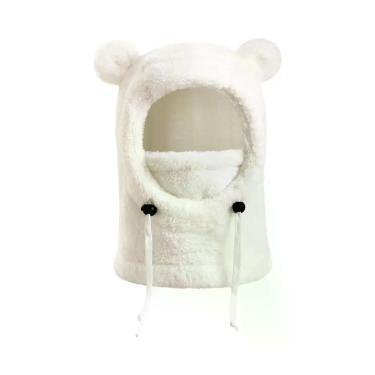 Imagem de Cachecol De Veludo Protetor De Orelhas Para Meninos, Gorro De Uma Peça