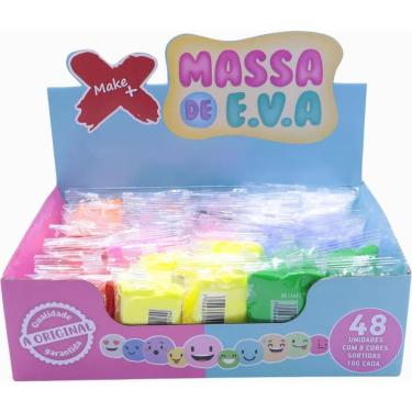 Imagem de Massa de EVA 8 Cores Sortidas Total 480G DP.C/48 - Make+