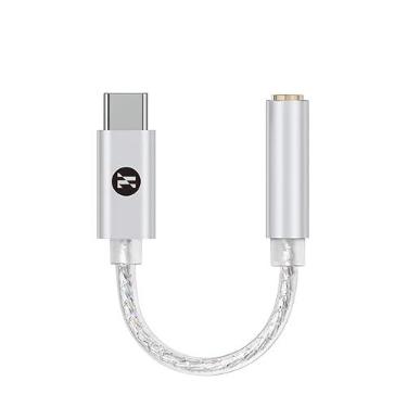 Imagem de Girftu JCALLY JM12 Tipo C USB C para 3,5 mm DAC Chip KT02H20 Dongle DSD128 Adaptador de áudio digital condutor banhado a prata
