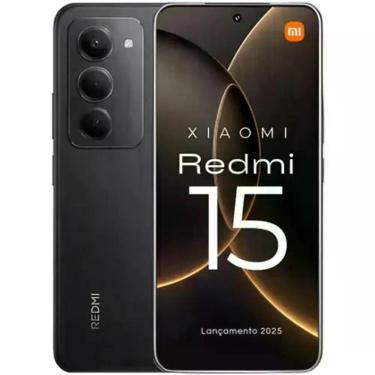 Imagem de Smartphone Xiaomi Redmi 15 256/8GB RAM Melhor Custo Beneficio - preto,