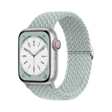 Imagem de Pulseira De Elástico Trançado Solo Loop Para Apple Watch De 45mm 44mm 