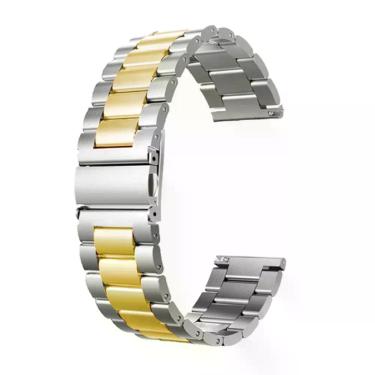 Imagem de Pulseira Relogio Smartwatch Aço Inox 3 Elos Smartband Band