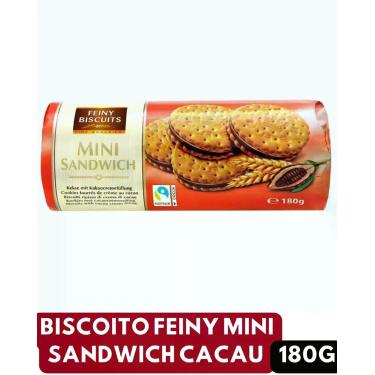 Imagem de Biscoito feiny mini sandwich cacau 180g - FEINY BISCUITS