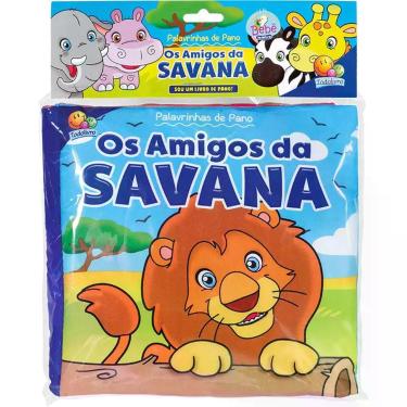 Imagem de Livro - Palavrinhas de Pano II: Amigos da Savana, Os