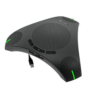 Imagem de Microfone UcooQQ USB Viva-voz para 8 a 10 pessoas, Conferência de Negócios, Microfone Omnidirecional 360 para Skype Business do Microsoft Lync, Chamadas VoIP, Webinar, Telefone, Call Center, Gravação