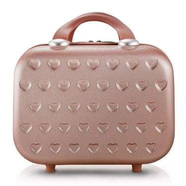 Imagem de Frasqueira de Viagem Maleta Necessaire Rígida ABS Grande de Mão Bordo 