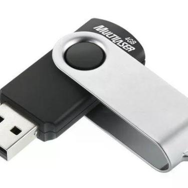 Imagem de Pen Drive 4GB Multi Twist2 USB 2.0Preto/Prata Pd586