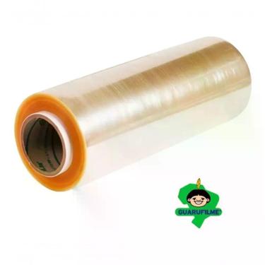 Imagem de Plástico Filme PVC Guarufilme Linha Doméstica para Embalar Alimentos em PVC Leve e Prático para Cozinha Transparente