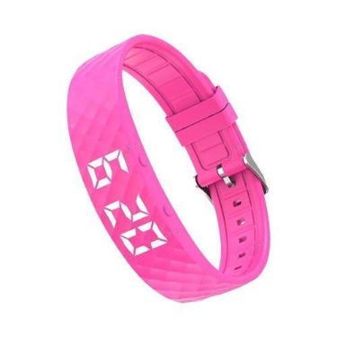 Imagem de Pulseira Inteligente LED À Prova d'Água, Digital, Com Pedômetro E Alar