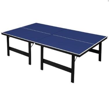 Imagem de Mesa Tênis de Mesa Oficial Ping Pong 25mm MDF Sports Mania, Azul