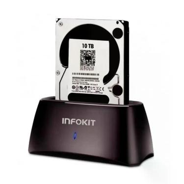 Imagem de Dock Station Sata 3 P/ Hd E Ssd 2.5´´ E 3.5´´Hd Até 10tb