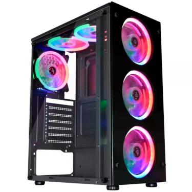 Imagem de Gabinete Gamer Kmex Cg-a1tp Led Rgb