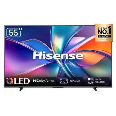 Imagem de Smart TV Hisense 55 4K QLED 55Q6QV Processador AI Dolby Atmos Gaming H