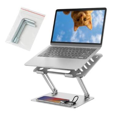 Imagem de Suporte Ajustável Notebook Ergonômico Premium MacBook Lenovo Dell 10-17
