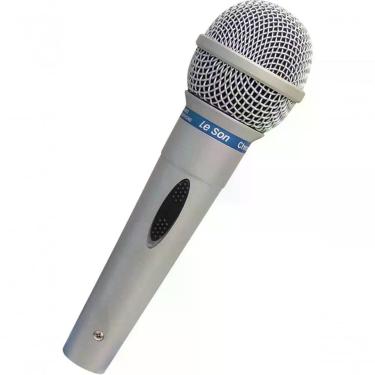 Imagem de Microfone Profissional Mc-200 com Cápsula Dinâmica Neodímio e Diagrama Cardióide Prata Leson
