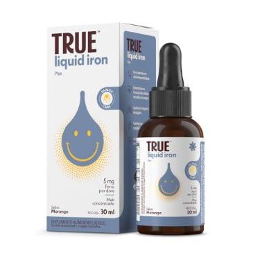 Imagem de True Source Iron Plus - Líquido de Ferro 30ml Morango
