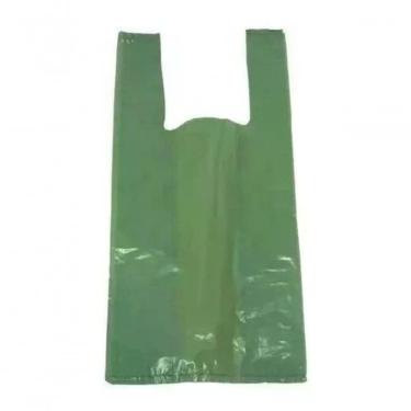 Imagem de Sacola Plástica Reciclada Sacola Reciclada 45x60 5KG Alta Resistência e Versatilidade Pacote Reforçado Preto Higipack