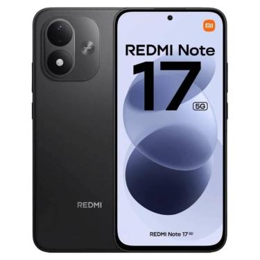 Imagem de Xiaomi Redmi Note 17 5G 6GB RAM 256GB Global Preto Bateria 7700mAh, 25