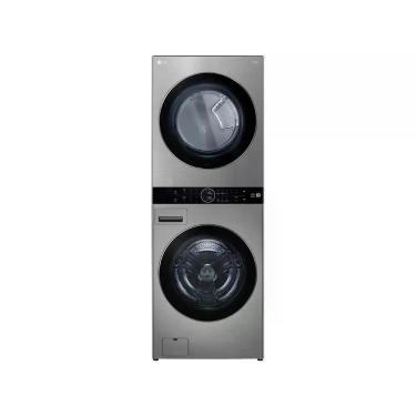 Imagem de Lavadora e Secadora LG WashTower 17KG Preto Inox 220V WK17VS6A, Inox L