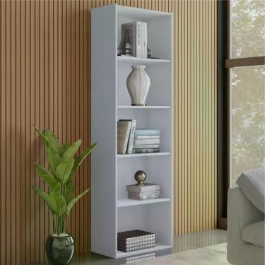 Imagem de Estante Livreiro 4 Prateleiras Ruby Branco