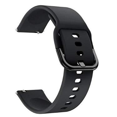 Imagem de Pulseira para Amazfit GTR 3/3 PRO / 2 / 2e / GTR 1 47mm / Pace/Stratos 1 2 3 / GST / LS05 / RS3 LS04 Silicone Modelo Sport (Preto)