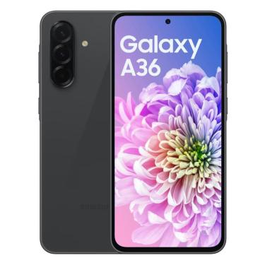 Imagem de Smartphone Samsung Galaxy A36 5G - Tela 6.7 FHD+, 256GB, 8GB RAM, Câmera 50MP - Preto - SM-A366E/DS