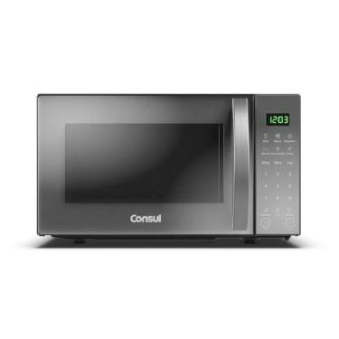 Imagem de Consul Micro-ondas de Bancada 23L Inox CMS23AR com Função Marmita, Menu Fácil e Limpeza a Vapor 750W