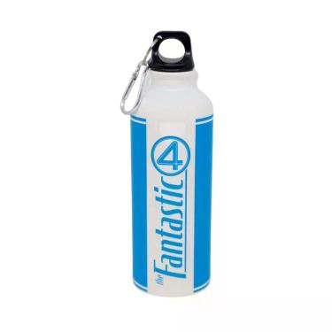 Imagem de Garrafa de Alumínio Personagens com Mosquetão 500ml Zona Criativa (Esc