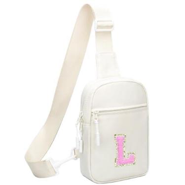 Imagem de KKXIU Presentes para meninas de 6, 7, 8, 9, 10, 11, 12 anos, bolsa tiracolo moderna para adolescentes, Bege, 5.7in x 8.1in x 1.7in, G