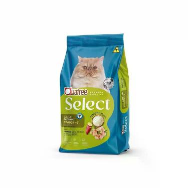 Imagem de Ração Quatree Select Para Gatos Castrados Idosos Senior 3kg