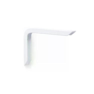 Imagem de kit 6x Suporte de Alumínio 20 cm Branco - Bemfixa