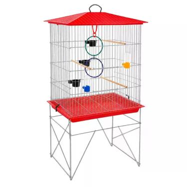 Imagem de Viveiro Grande Para Aves Pássaros Aramado Epóxi Completo - NoBrand, Ve