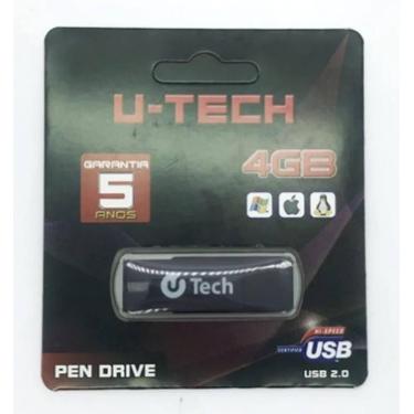 Imagem de Pen drive 4 gb mfp4gb utech - U-Tech