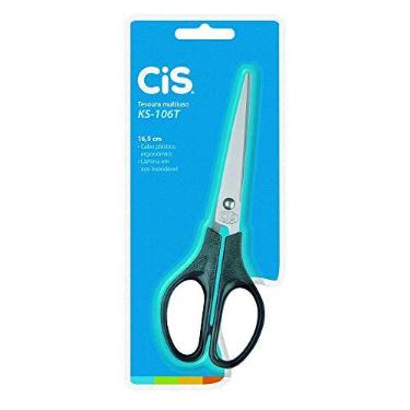Imagem de Tesoura Multiuso 16.5cm, CiS, KS-106T, 240.8700, Preto