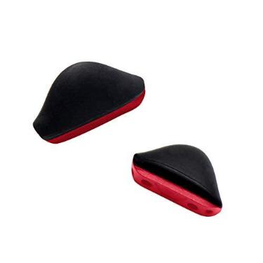 Imagem de Almofadas de nariz de reposição Mryok para óculos de sol Oakley Fenceline OX8069 – Opt, Red Hard Base Nose Pads Asian Fit, One Size