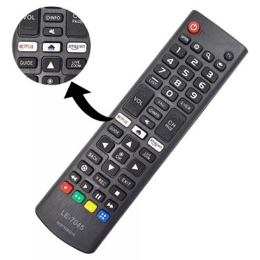 Imagem de Controle LE 7045 Durável Barato Ideal Para Sua Casa Compacto E Moderno